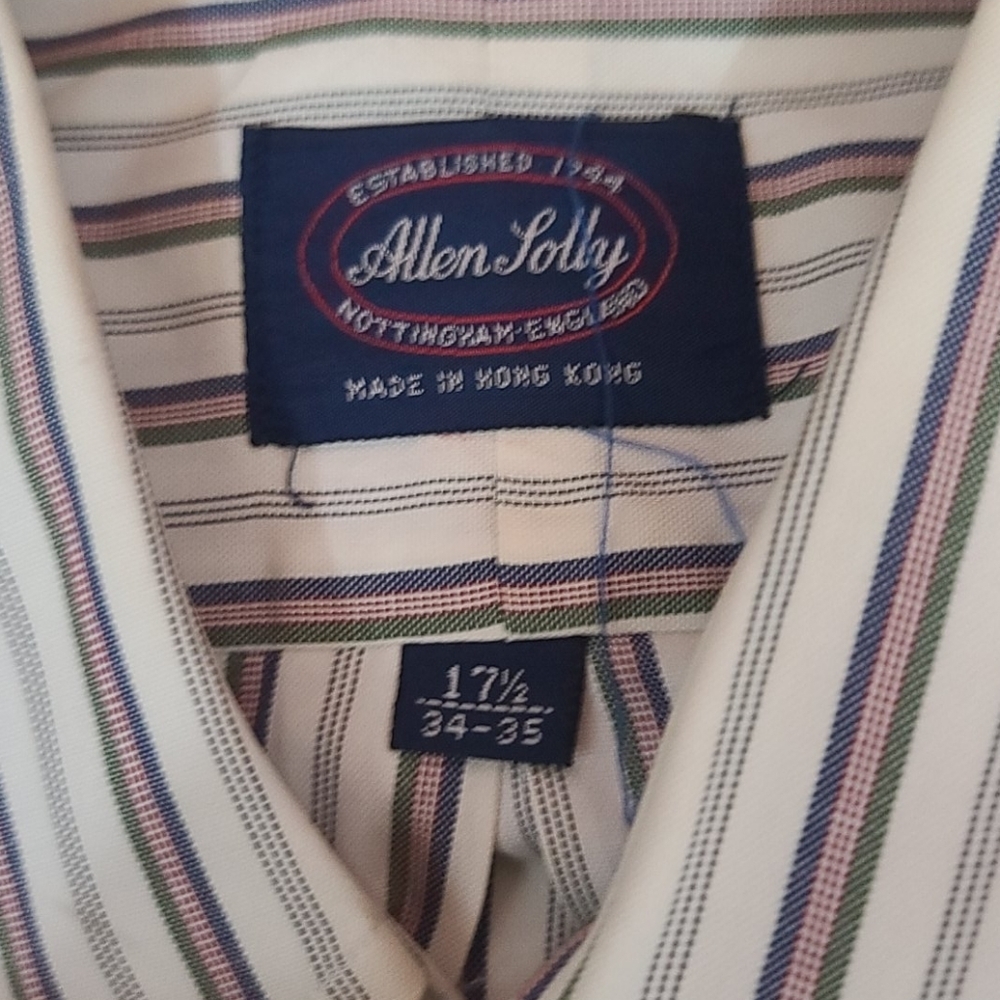 Allen Lolly Button down dress shirt NWOT - Picture 3 of 4